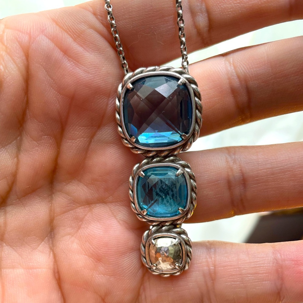 Brighton blue necklace